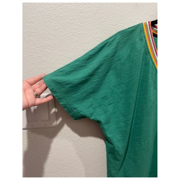 BODEN Beatrice Short Sleeve V-Neck Multicolor Blouse - Picture 4 of 5